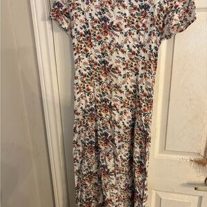 Vintage, floral Maxi Sundress women’s size 5/6